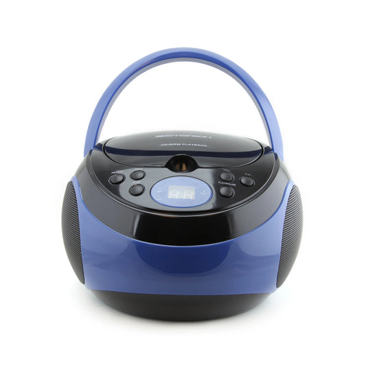 EPB-3000 Portable CD Player with AM/FM Stereo Radio, Blue